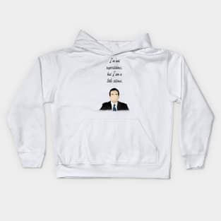 The office quote superstitious Kids Hoodie